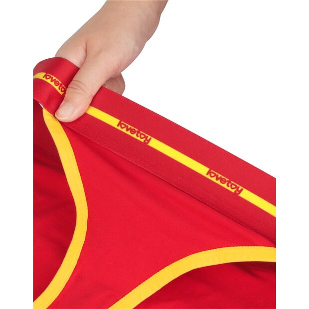 LoveToy Fuck Printed Vibrating Sexy Panties Red