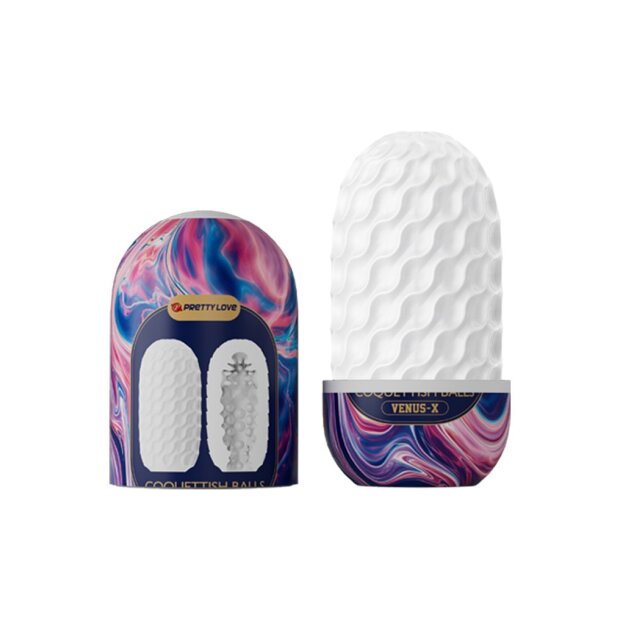 Pretty Love Venus X Coquettisch Ball Masturbateur Blanc 13,1 cm