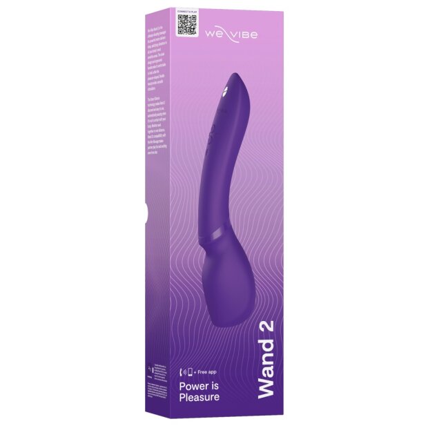 WE-VIBE Wand 2 Purple Massage Wand 27.3 cm