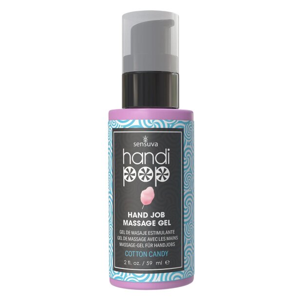 Sensuva Handipop Edible Massage Gel Cotton Candy 59ml