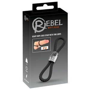 You2Toys Rebel Heavy Rope Cock Strap 2L
