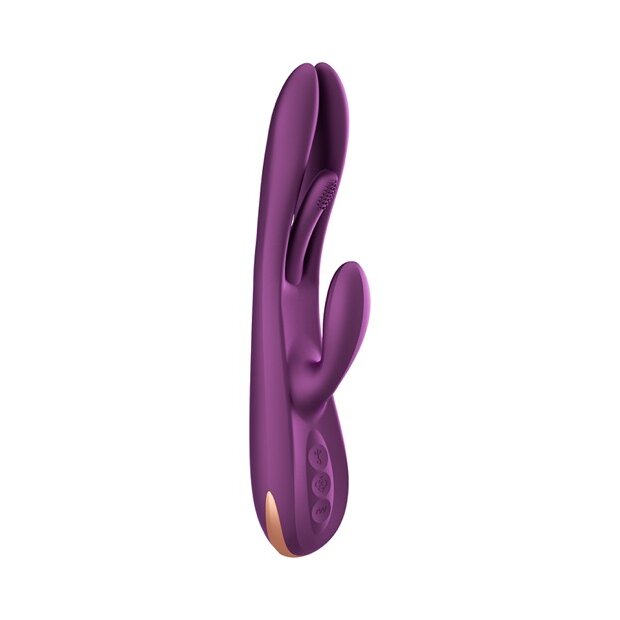HoneyPlayBox Terri App-controlled Kinky Finger Tapping Rabbit Vibrator Purple