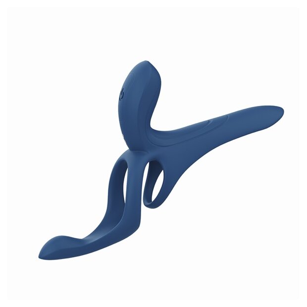 HoneyPlayBox Pleasure Pivot App-controlled Couples Vibrator Blue