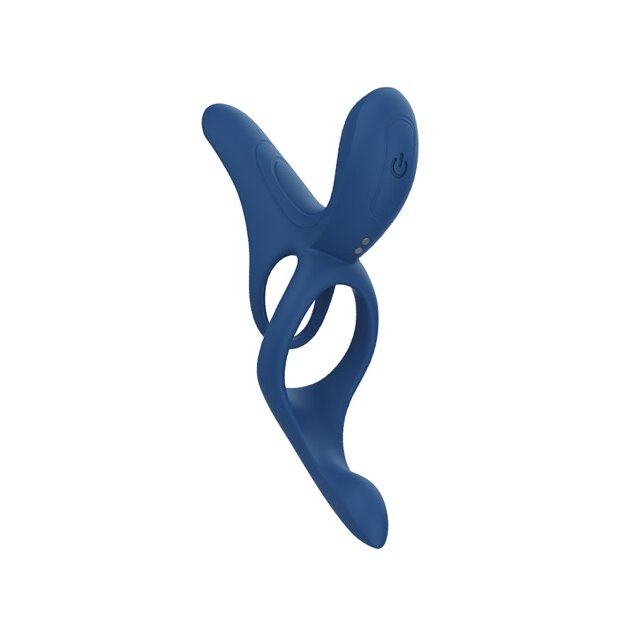 HoneyPlayBox Pleasure Pivot App-controlled Couples Vibrator Blue