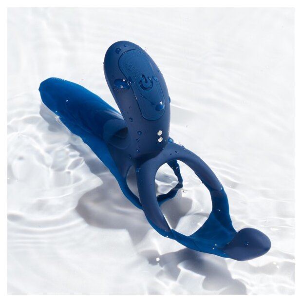HoneyPlayBox Pleasure Pivot App-controlled Couples Vibrator Blue