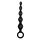 NMC 5.5 Inch Ribbed Silicone Anal Beads Black