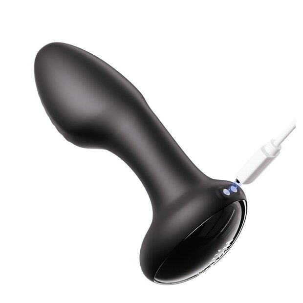 HoneyPlayBox - Frenzy-Pressure Sensing App-Controlled Rotating Butt Plug Black