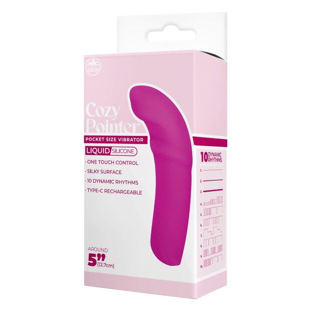 NMC 5 Inch Silicone 10 Function Vibrator Pink