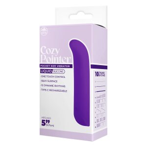 NMC 5 Inch Silicone 10 Function Vibrator Purple