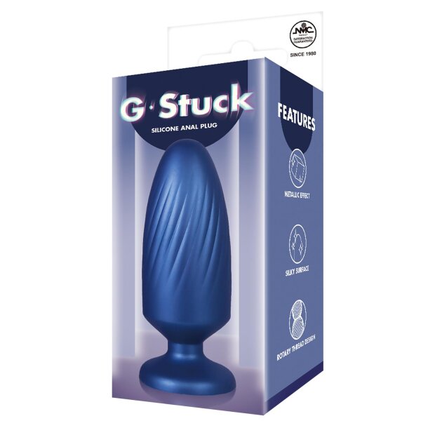 NMC 5 Inch Silicone Anal Plug Metallic Blue