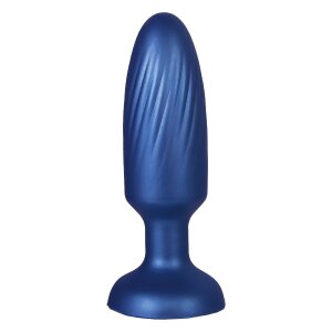NMC 3.5 Inchsilicone Anal Plug Metallic Blue