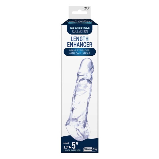NMC 5 Inch Penis Extender With Ball Strap Clear