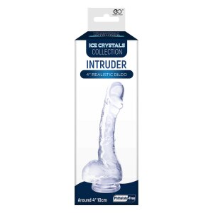 NMC 4 Inch Realistic Dildo With Suction Cup Clear