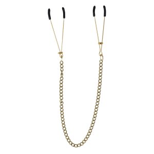 Virgite Nippelklemmen Modell 14 Gold 2 Stück