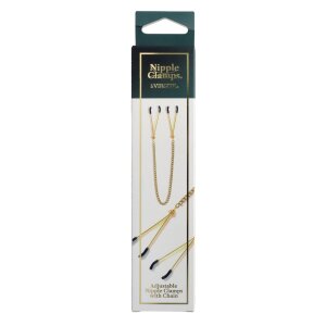 Virgite Nippelklemmen Modell 14 Gold 2 Stück