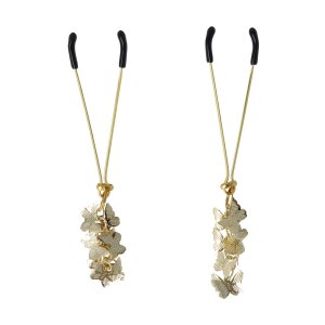 Virgite Nippelklemmen Modell 17 Gold 2 Stück