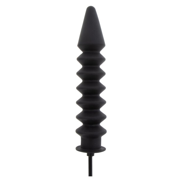 Hidden Desire Expert Ribbed Inflatable Dildo 28 x 6 cm Black