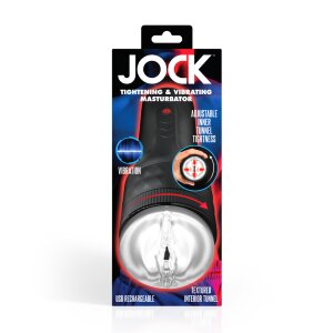 Curve Toys Tightening and Vibrating Masturbator - Black