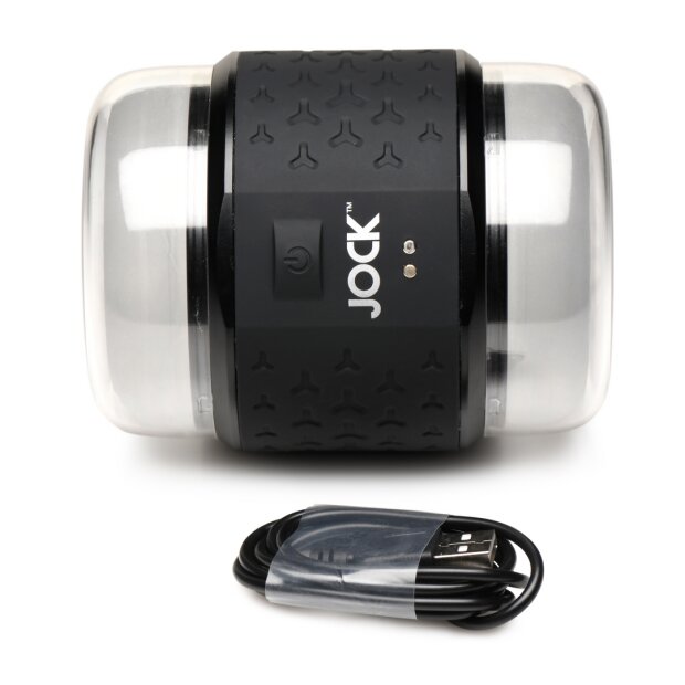 Curve Toys Vibrating Double Stroker - Black