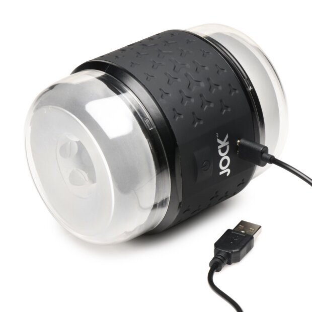 Curve Toys Vibrating Double Stroker - Black