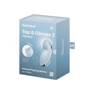 Satisfyer Tap and Climax 2 blue