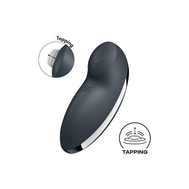Satisfyer Tap and Climax 2 Grey