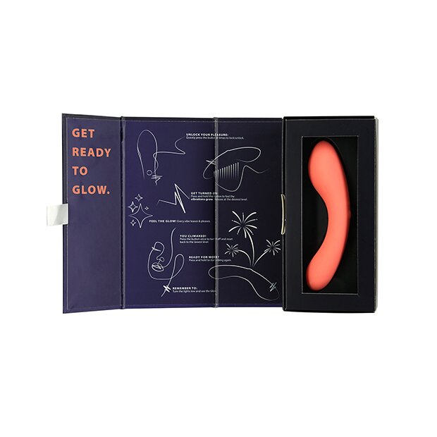 Swan Vibes The Mini Swan Wand Glow In The Dark Orange