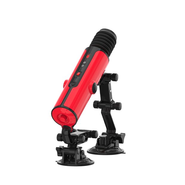 ZSEX Double Suction Cup Fuck Machine Red 19 cm