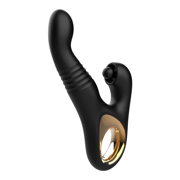 Rimba Toys - Sensual Nights SN08 - Multifunction Vibrator - Black