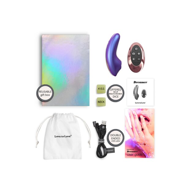 Love to Love Dreamer Clitoral Vibrator Purple