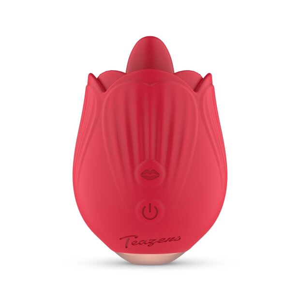Teazers Rose Vibrator - Licking and Vibrating