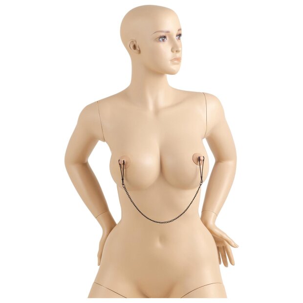 Virgite Nippelklemmen Modell 31 Schwarz 2 Stück