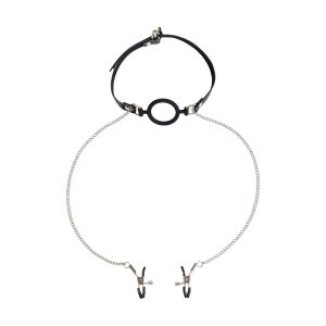 Virgite Nippelklemmen mit Ring-Knebel Modell 35 Schwarz...