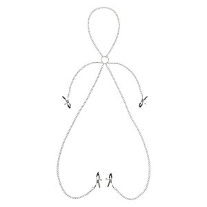 Virgite Nippelklemmen Modell 36 Silber 2 Stück