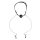 Virgite Pinces à seins avec ballgag Modèle 37 Noir Argent 2 pièces