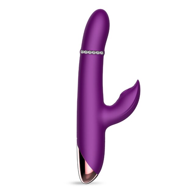INTO YOU Sendel Rabbit-Vibrator mit App-Steuerung Lila 22 cm Ø 3,3 cm