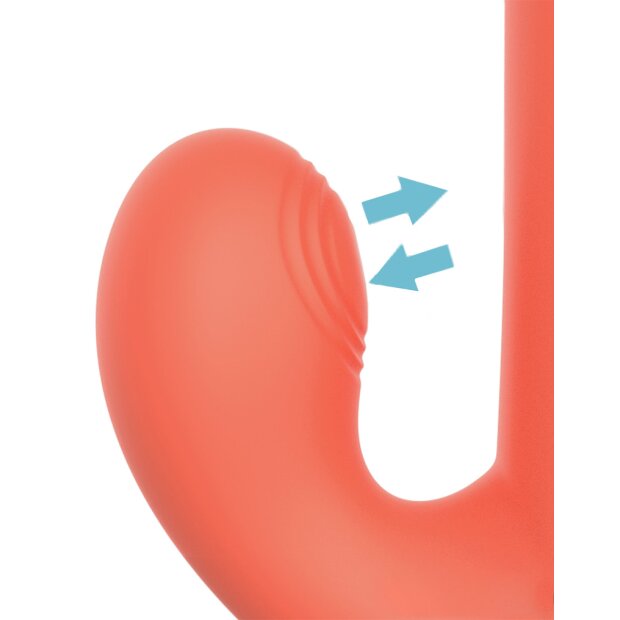 IY Mindy Rabbit-Vibrator mit App-Steuerung Orange 23,5 cm Ø 3,5 cm