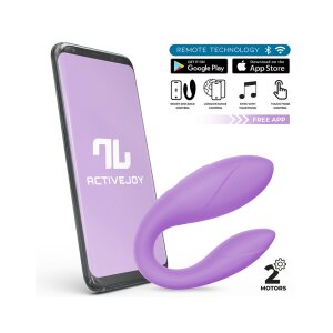 IY Couple’s Vibrator with App Control Purple 9.2 cm...