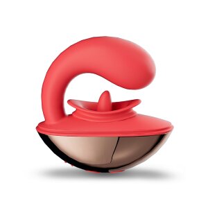 IY Rondy Clitoral Vibrator with App Control Red 8.8 cm