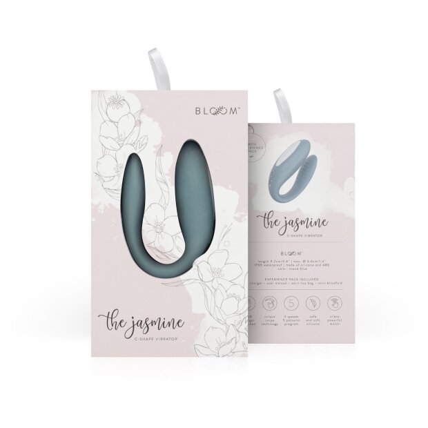 Bloom The Jasmine C-Shape Vibrator - Green