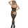 SUBBLIME Black Elastic Fishnet Crotchless Bodystocking One Size