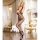 SUBBLIME Fishnet Bodystocking With Halter Neck And Open Cup Black Lace One Size
