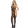 SUBBLIME Fishnet Crotchless Bodystocking With Black Straps One Size