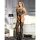 SUBBLIME Fishnet Crotchless Bodystocking With Black Straps One Size