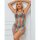 SUBBLIME Rainbow Off Shoulder Sleeveless Fishnet Bodystocking One Size