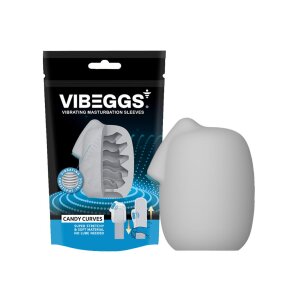 VIBEGGS - Candy Curves - Vibrating Masturbation Sleeve -...