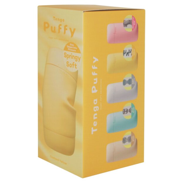 Tenga Puffy Custard Yellow