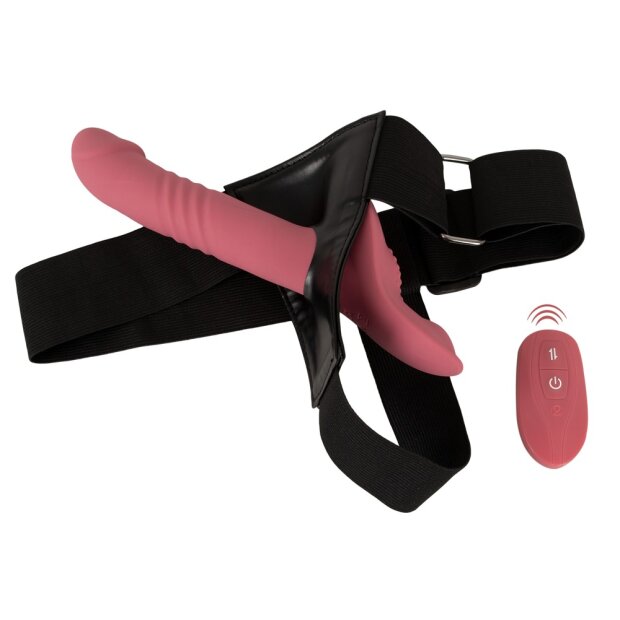 You2Toys Strap-On Vibrator Pink