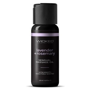 WICKED Sensual Massage Oil Lemongrass Ginger 120ml