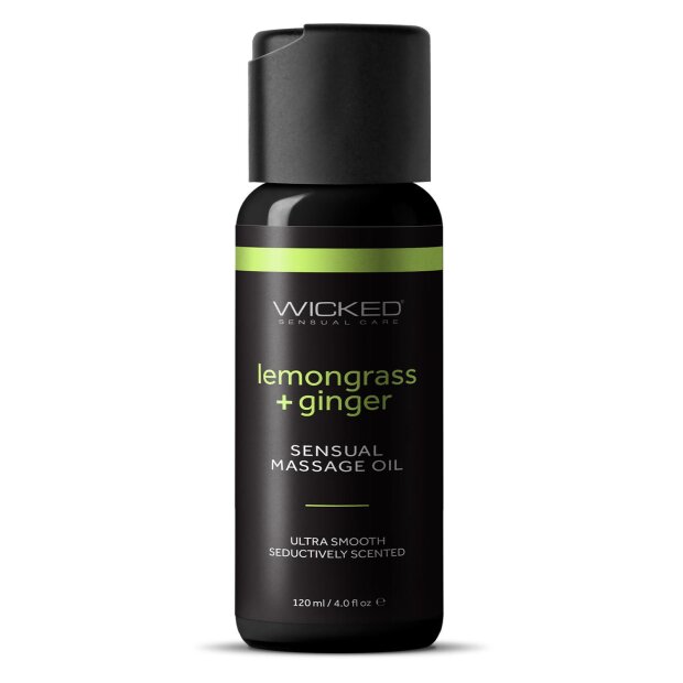 WICKED Sensual Massage Oil Lavender Rosemary 120ml